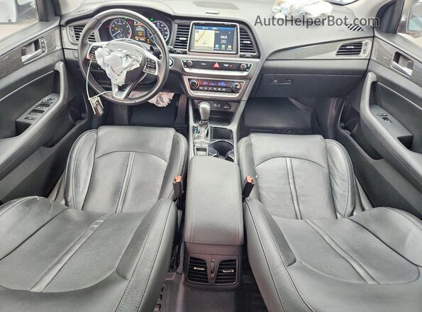 5NPE34AF0KH799744 2019 HYUNDAI SONATA White Vista del salpicadero