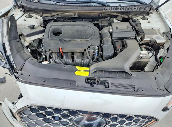 5NPE34AF0KH799744 2019 HYUNDAI SONATA White Vista interior trasera