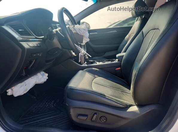 5NPE34AF0KH799744 2019 HYUNDAI SONATA White Vista interior delantera