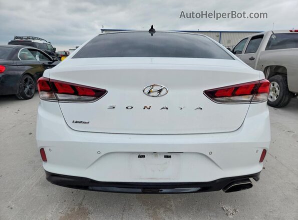 5NPE34AF0KH799744 2019 HYUNDAI SONATA White Vista trasera