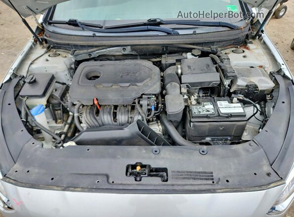 5NPE34AF0KH807549 2019 HYUNDAI SONATA Silver Widok wnętrza z tyłu