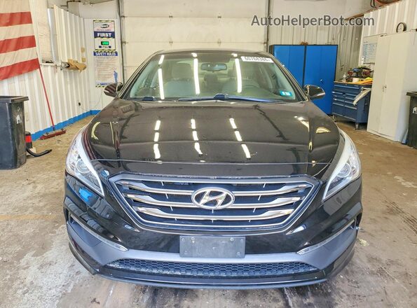 5NPE34AF1GH257513 2016 HYUNDAI SONATA Black Vista frontal
