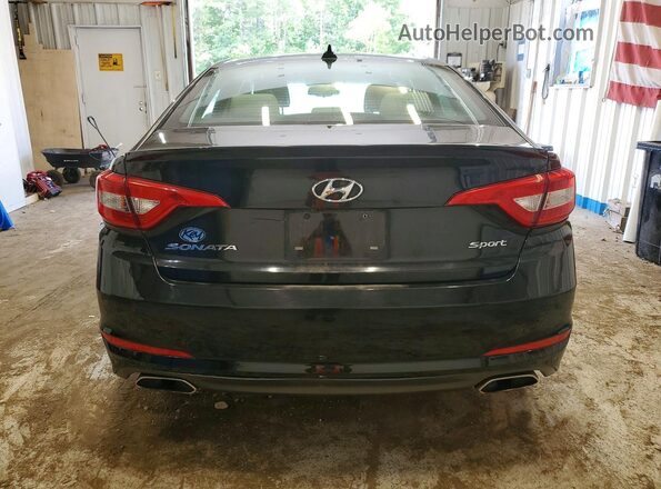 5NPE34AF1GH257513 2016 HYUNDAI SONATA Black Vista trasera