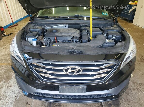 5NPE34AF1GH257513 2016 HYUNDAI SONATA Black Vista interior trasera