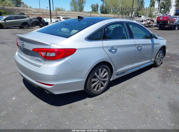 5NPE34AF1GH273615 2016 HYUNDAI SONATA Silver Задня права чверть