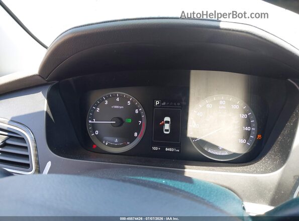 5NPE34AF1GH273615 2016 HYUNDAI SONATA Silver Вид задніх сидінь