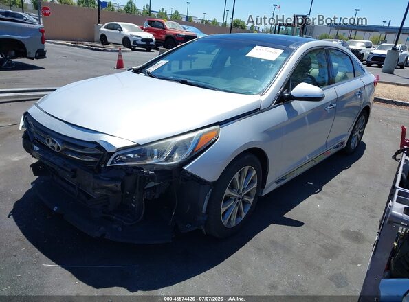 5NPE34AF1GH273615 2016 HYUNDAI SONATA Silver Передня ліва чверть