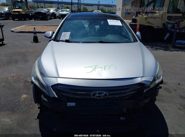 5NPE34AF1GH273615 2016 HYUNDAI SONATA Silver Вид ззаду