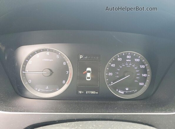 5NPE34AF1GH323185 2016 HYUNDAI SONATA Black Սարքավորումների վահանակի տեսք