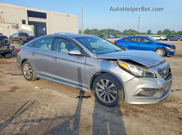 5NPE34AF1GH373262 2016 HYUNDAI SONATA Silver Delantero derecho