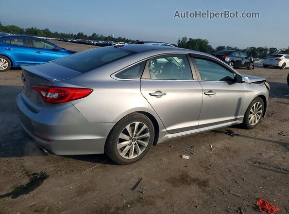 5NPE34AF1GH373262 2016 HYUNDAI SONATA Silver Trasero derecho