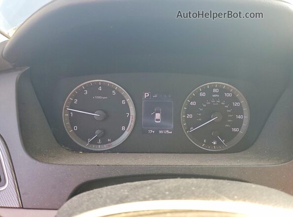5NPE34AF1GH373262 2016 HYUNDAI SONATA Silver Vista del cuadro de instrumentos