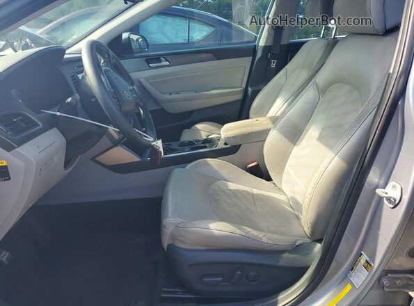 5NPE34AF1GH379224 2016 HYUNDAI SONATA Silver წინა სალონის ხედი