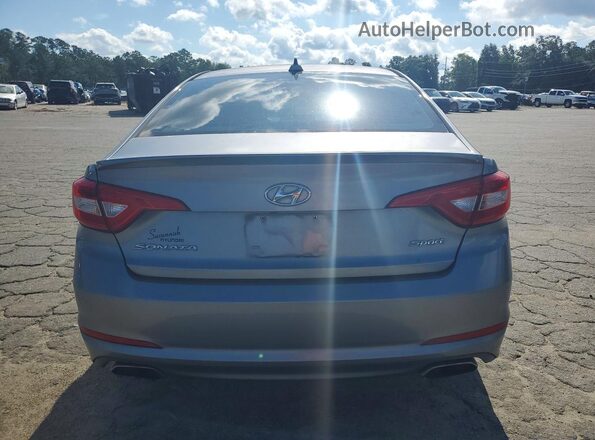 5NPE34AF1GH379224 2016 HYUNDAI SONATA Silver უკანა ხედი