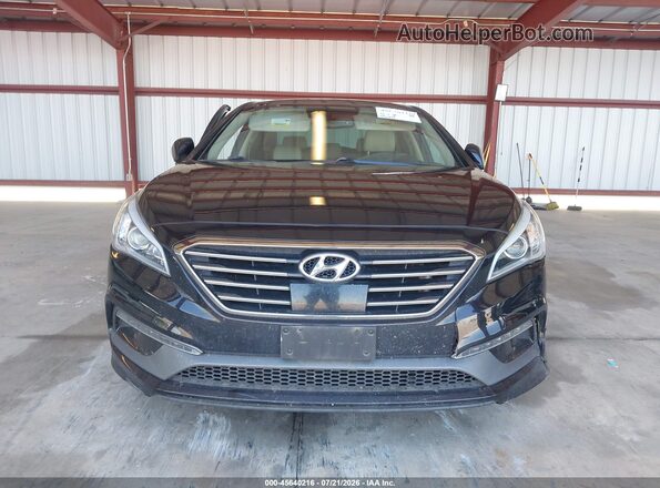 5NPE34AF1GH413436 2016 HYUNDAI SONATA Black Vista interior trasera