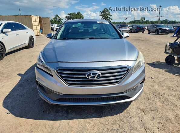 5NPE34AF1GH428082 2016 HYUNDAI SONATA Silver Widok z przodu