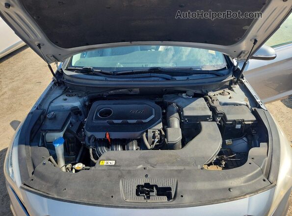 5NPE34AF1GH428082 2016 HYUNDAI SONATA Silver Widok wnętrza z tyłu