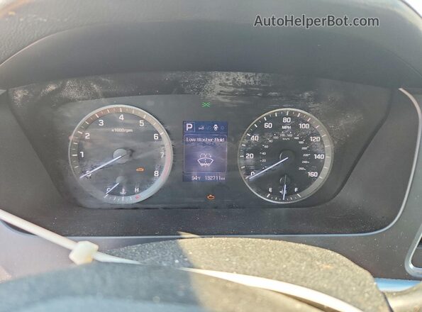 5NPE34AF1GH428082 2016 HYUNDAI SONATA Silver Widok zestawu wskaźników