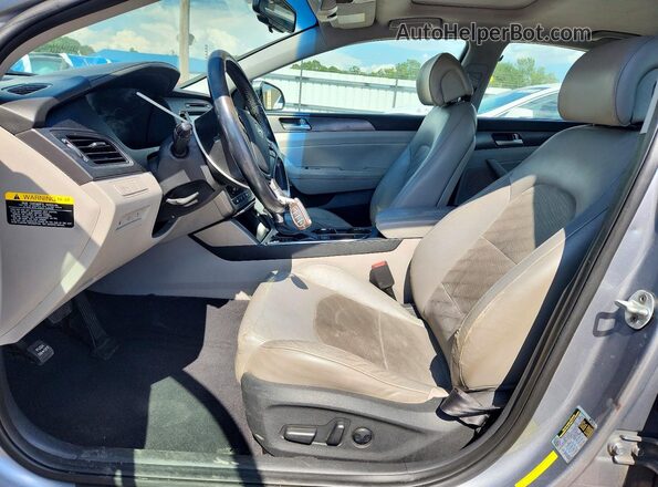5NPE34AF1GH428082 2016 HYUNDAI SONATA Silver Widok wnętrza z przodu