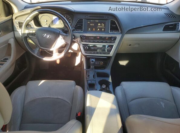 5NPE34AF1GH429409 2016 HYUNDAI SONATA Burgundy Dashboard view