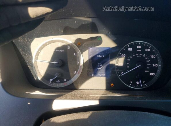 5NPE34AF1GH429409 2016 HYUNDAI SONATA Burgundy Instrument cluster view