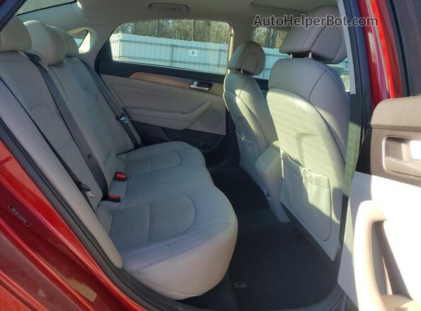 5NPE34AF1GH429409 2016 HYUNDAI SONATA Burgundy Rear seats view