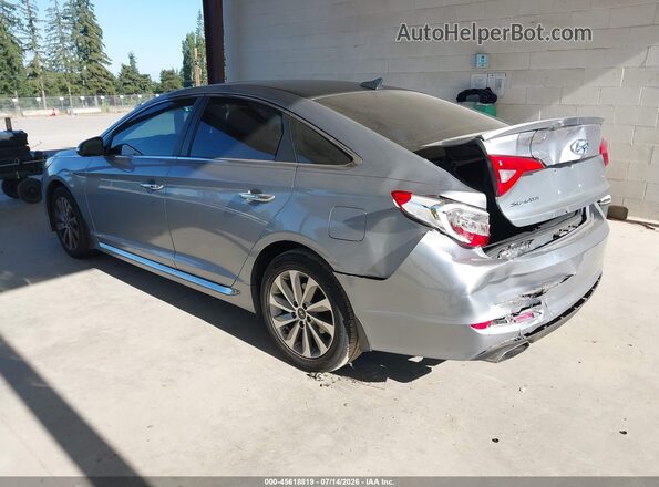 5NPE34AF1GH430978 2016 HYUNDAI SONATA Серебряный Задняя левая четверть