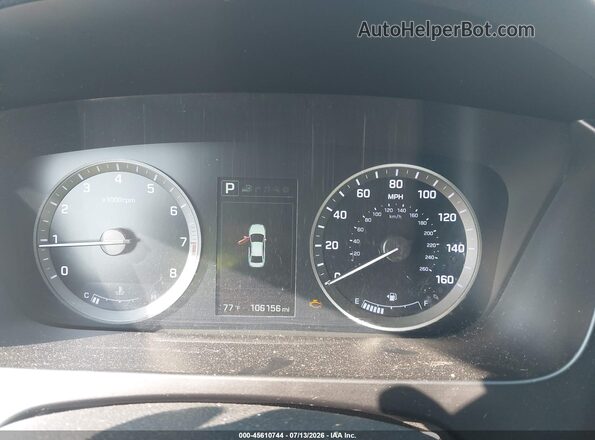 5NPE34AF1HH461620 2017 HYUNDAI SONATA Blue Հետևի նստատեղերի տեսք