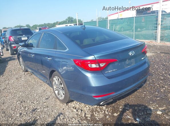 5NPE34AF1HH461620 2017 HYUNDAI SONATA Blue Հետևի ձախ