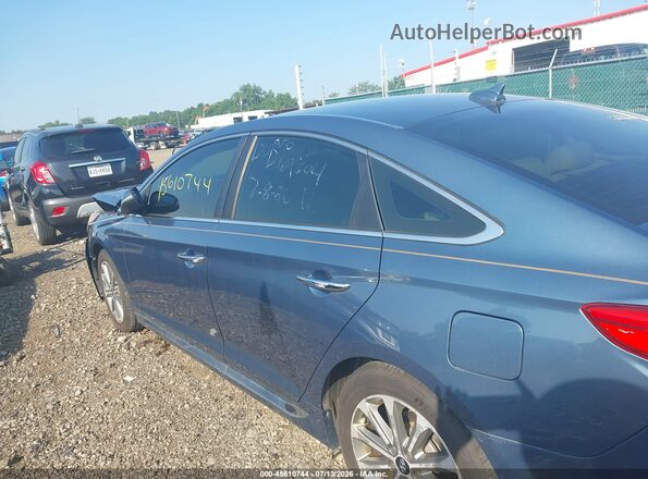 5NPE34AF1HH461620 2017 HYUNDAI SONATA Blue Սալոնի 360 աստիճան տեսք