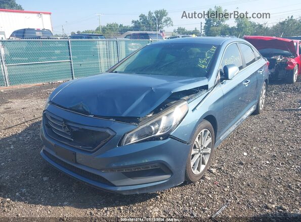 5NPE34AF1HH461620 2017 HYUNDAI SONATA Blue Սարքավորումների վահանակի տեսք