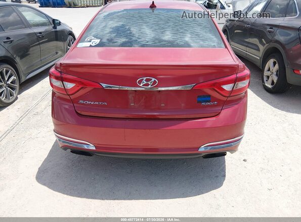 5NPE34AF1HH466963 2017 HYUNDAI SONATA Red 