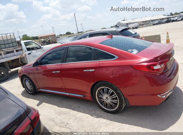 5NPE34AF1HH466963 2017 HYUNDAI SONATA Red Vista interior de 360 grados
