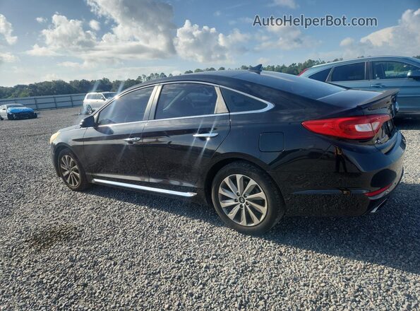 5NPE34AF1HH487599 2017 HYUNDAI SONATA Black უკანა მარცხენა