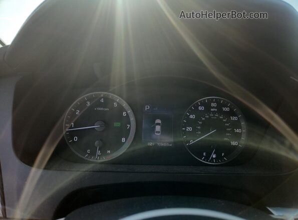 5NPE34AF1HH487599 2017 HYUNDAI SONATA Black ხელსაწყოთა პანელის ხედი