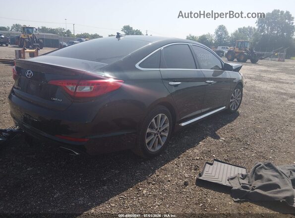 5NPE34AF1HH549597 2017 HYUNDAI SONATA Black უკანა მარჯვენა