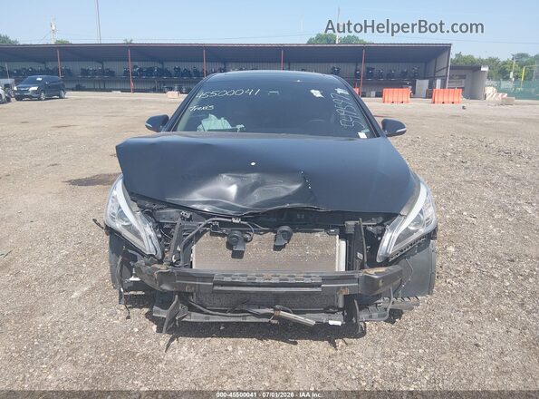 5NPE34AF1HH549597 2017 HYUNDAI SONATA Black ხელსაწყოთა პანელის ხედი