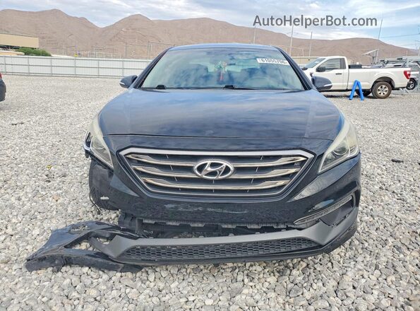 5NPE34AF1HH564861 2017 HYUNDAI SONATA Black Vista frontal