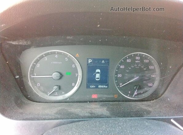 5NPE34AF1HH564861 2017 HYUNDAI SONATA Black Vista del cuadro de instrumentos