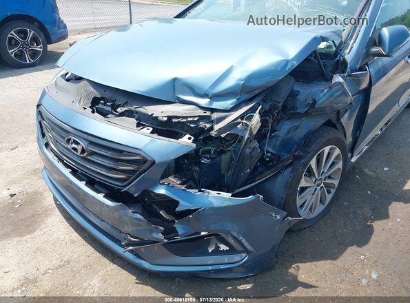 5NPE34AF1HH585533 2017 HYUNDAI SONATA Gray Vista frontal
