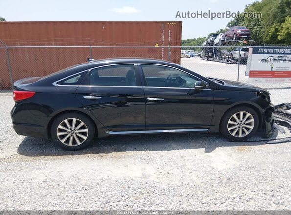 5NPE34AF1HH591929 2017 HYUNDAI SONATA Black Vista interior de 360 grados
