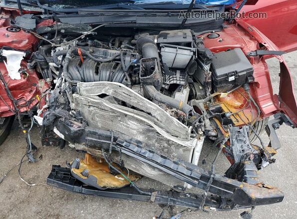 5NPE34AF1JH602174 2018 HYUNDAI SONATA Red Սալոնի հետևի տեսք
