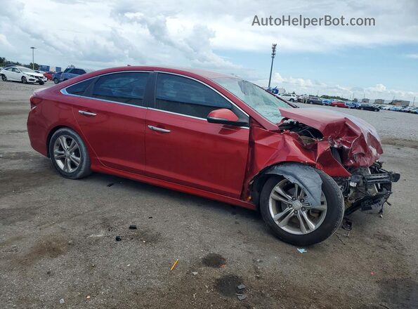 5NPE34AF1JH602174 2018 HYUNDAI SONATA Red Առջևի աջ