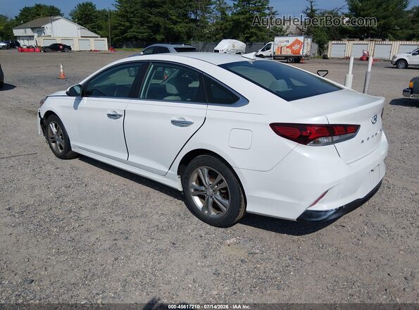 5NPE34AF1JH607732 2018 HYUNDAI SONATA White Հետևի ձախ