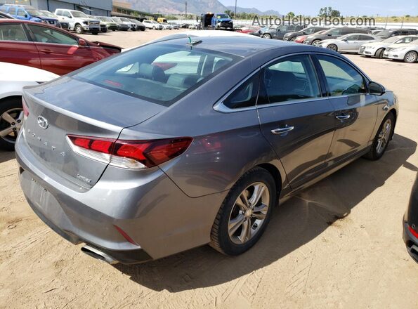 5NPE34AF1JH617287 2018 HYUNDAI SONATA Gray Հետևի աջ