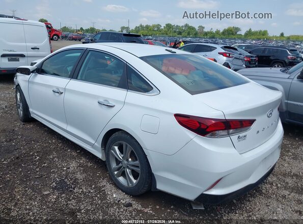 5NPE34AF1JH624028 2018 HYUNDAI SONATA White Tył lewy