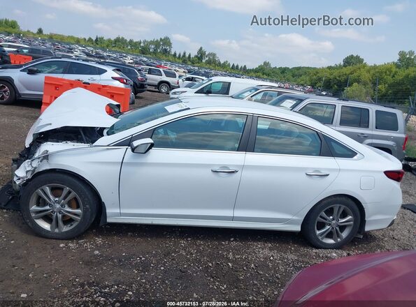 5NPE34AF1JH624028 2018 HYUNDAI SONATA White Widok wnętrza 360 stopni
