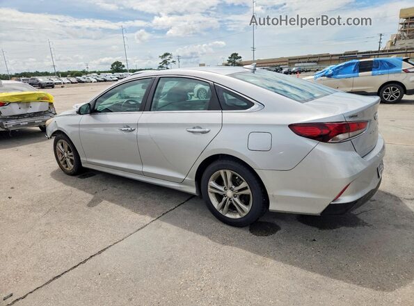 5NPE34AF1JH630654 2018 HYUNDAI SONATA Silver Задня ліва чверть
