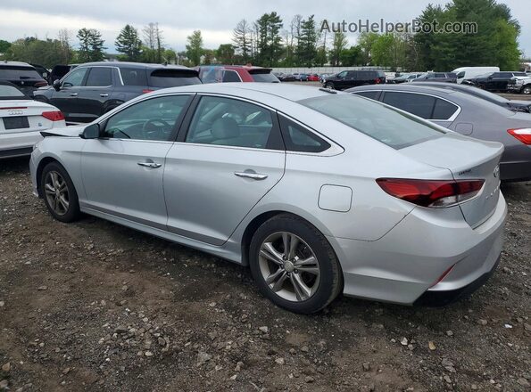 5NPE34AF1JH638656 2018 HYUNDAI SONATA Silver Rear left