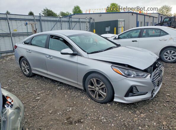 5NPE34AF1JH638656 2018 HYUNDAI SONATA Silver Front right